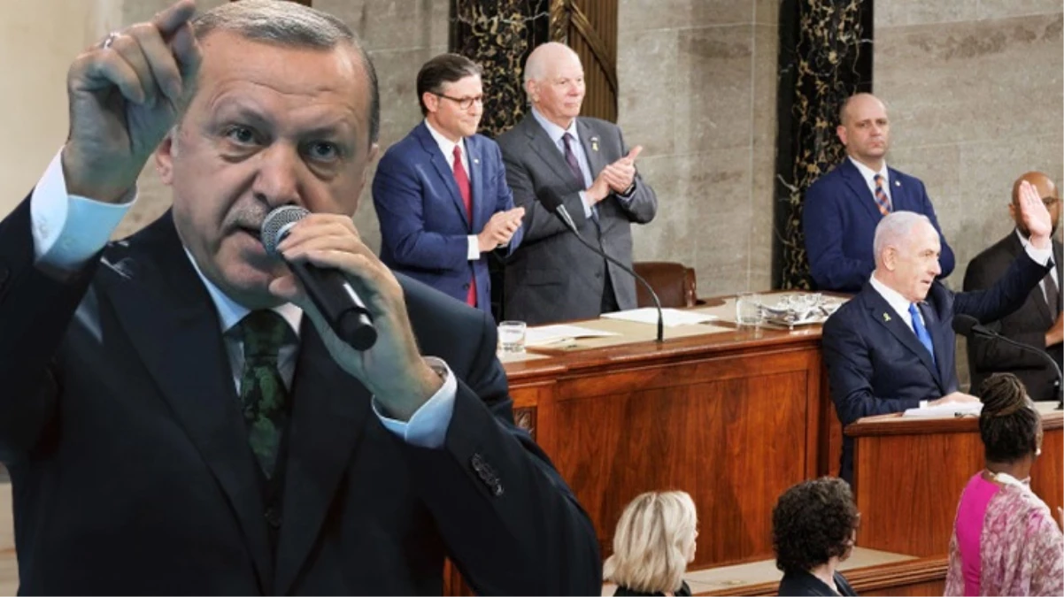 Cumhurbaşkanı Erdoğan'dan Netanyahu'nun ABD Kongresi'ndeki konuşmasına ilk tepki