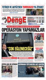 MANİSA'DA DENGE