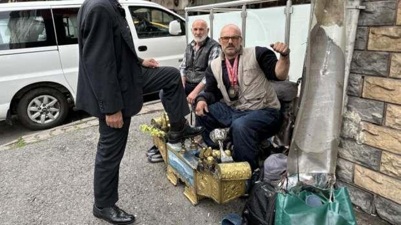 30 yıldır ayakkabı boyuyordu, Türkiye şampiyonu oldu