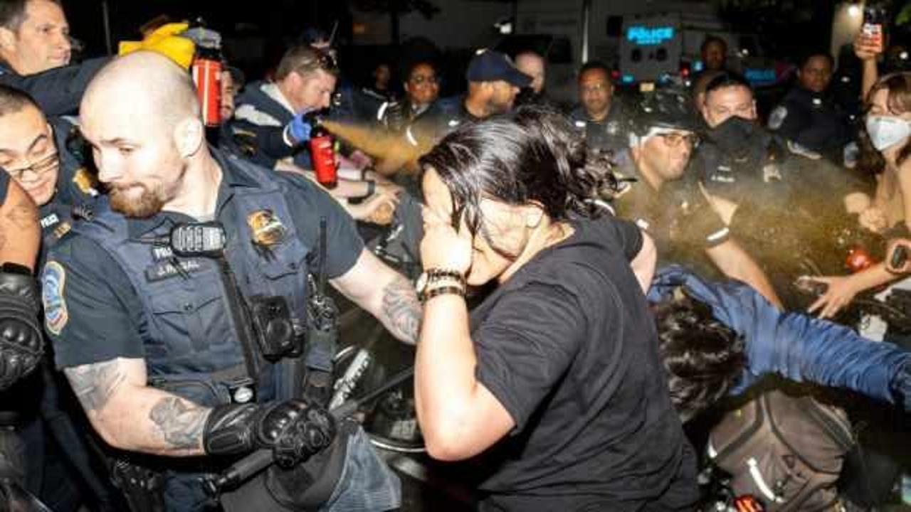 ABD’de, polis Filistin’e destek kampını dağıttı