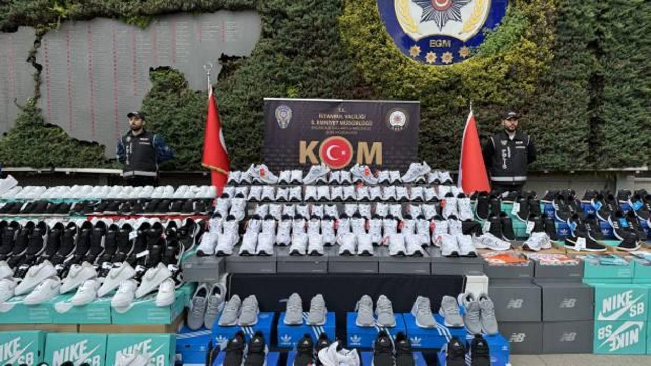 İstanbul’da 85 bin çift kaçak ayakkabı ele geçirildi