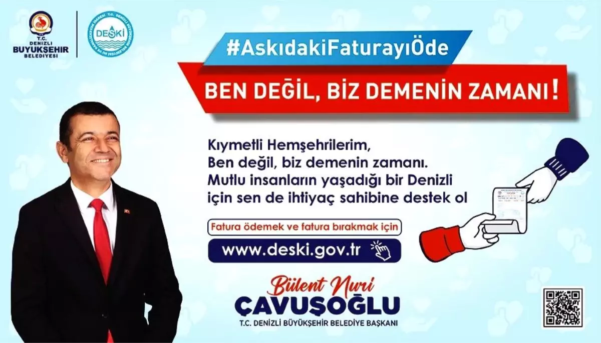 Denizli’de ‘Askıda Fatura’ Uygulaması Başlatıldı
