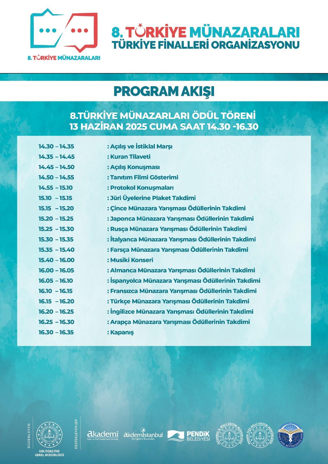 11 dilde Türkiye Münazaraları 2025 başlıyor