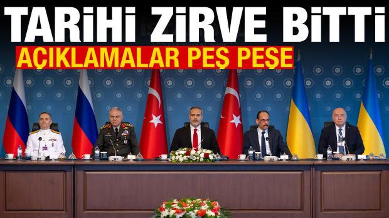 İstanbul’da barış zirvesi: Rusya ve Ukrayna görüşmesi sona erdi