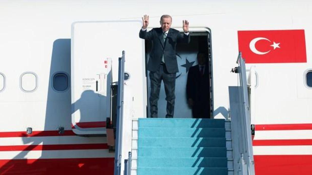 Cumhurbaşkanı Erdoğan, Azerbaycan’a gitti