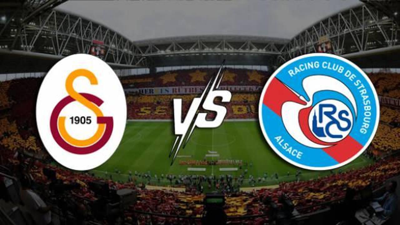 Galatasaray–RC Strasbourg hazırlık maçı ne zaman, saat kaçta, hangi kanalda yayınlanacak?