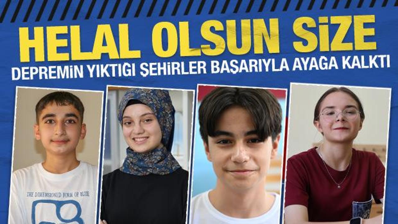 Kahramanmaraş, LGS’de 10 şampiyon çıkardı! İşte deprem bölgesinin gururları