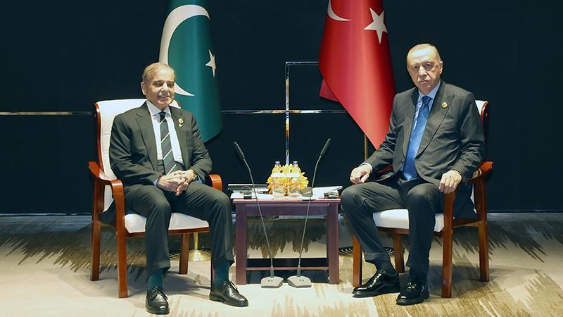 Cumhurbaşkanı Erdoğan, Pakistan Başbakanı Şerif ile görüştü