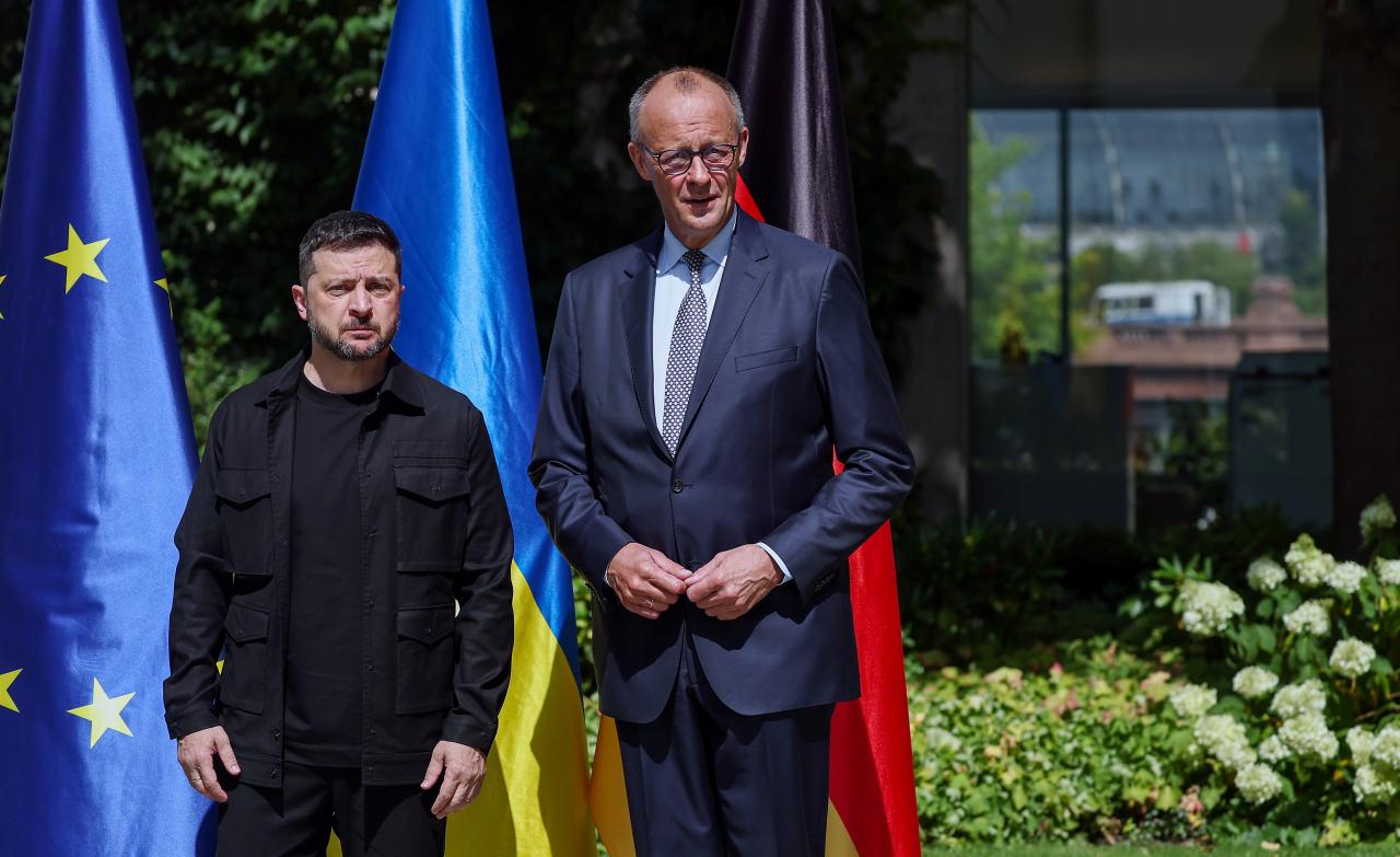 Zelenskiy'den sürpriz Berlin ziyareti!