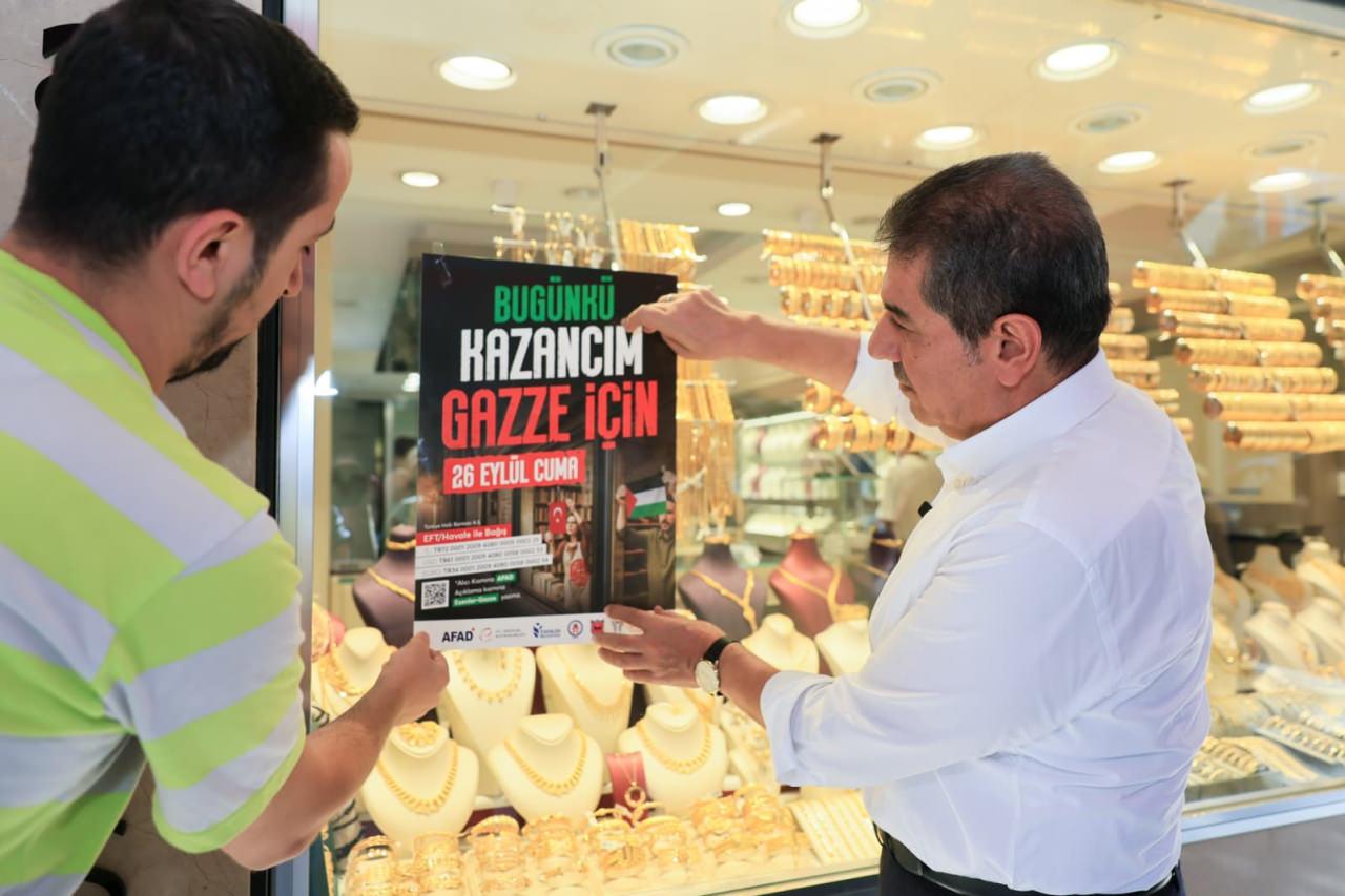 Başkan Göksu’dan esnaflara Gazze’ye destek çağrısı