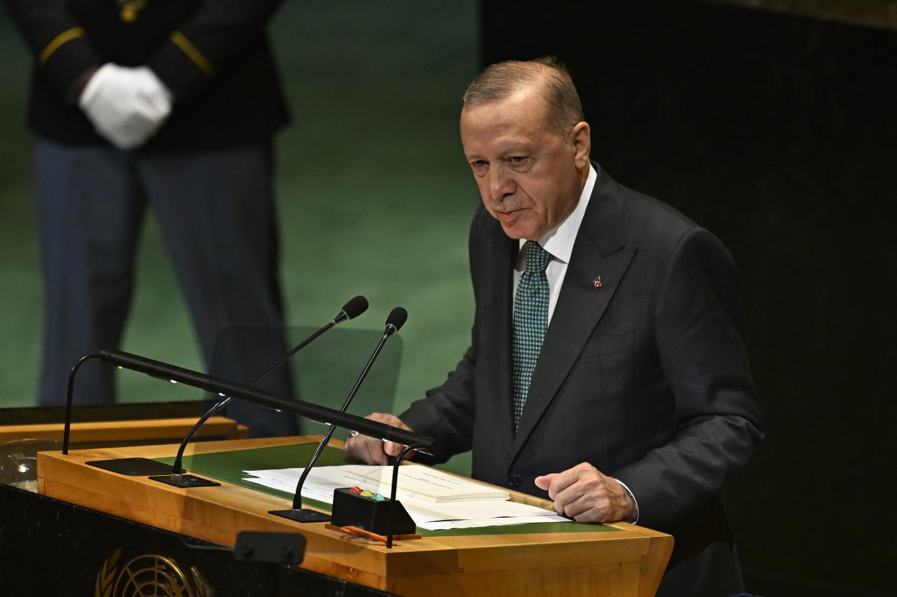 Son Dakika: Cumhurbaşkanı Erdoğan'dan BM'de tarihi konuşma: Gazze'de insanlık ölüyor!