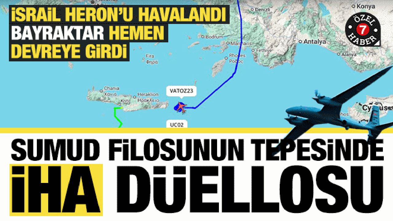 Sumud’un tepesinde İHA düellosu: ‘İsrail’in Heron’u havalandı, Türk İHA’sı devreye girdi’