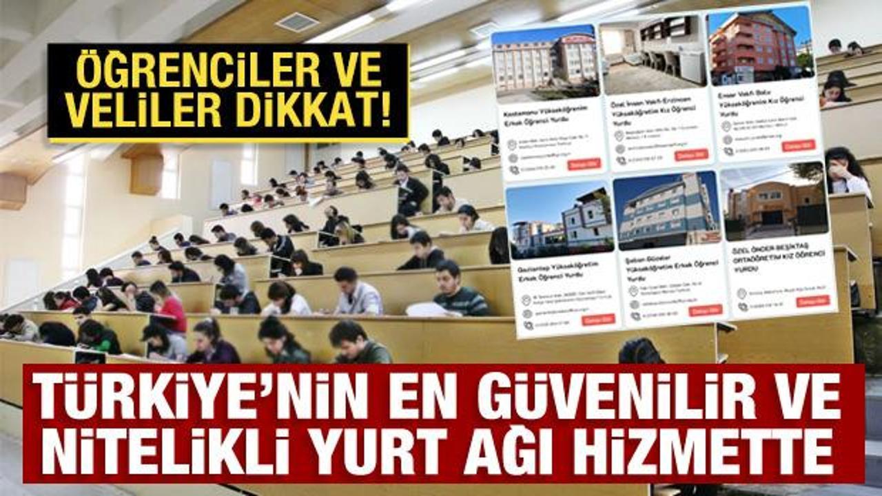 Türkiye’nin en güvenilir ve nitelikli yurt ağı: Öğrenci Yurdu Platformu hizmete açıldı