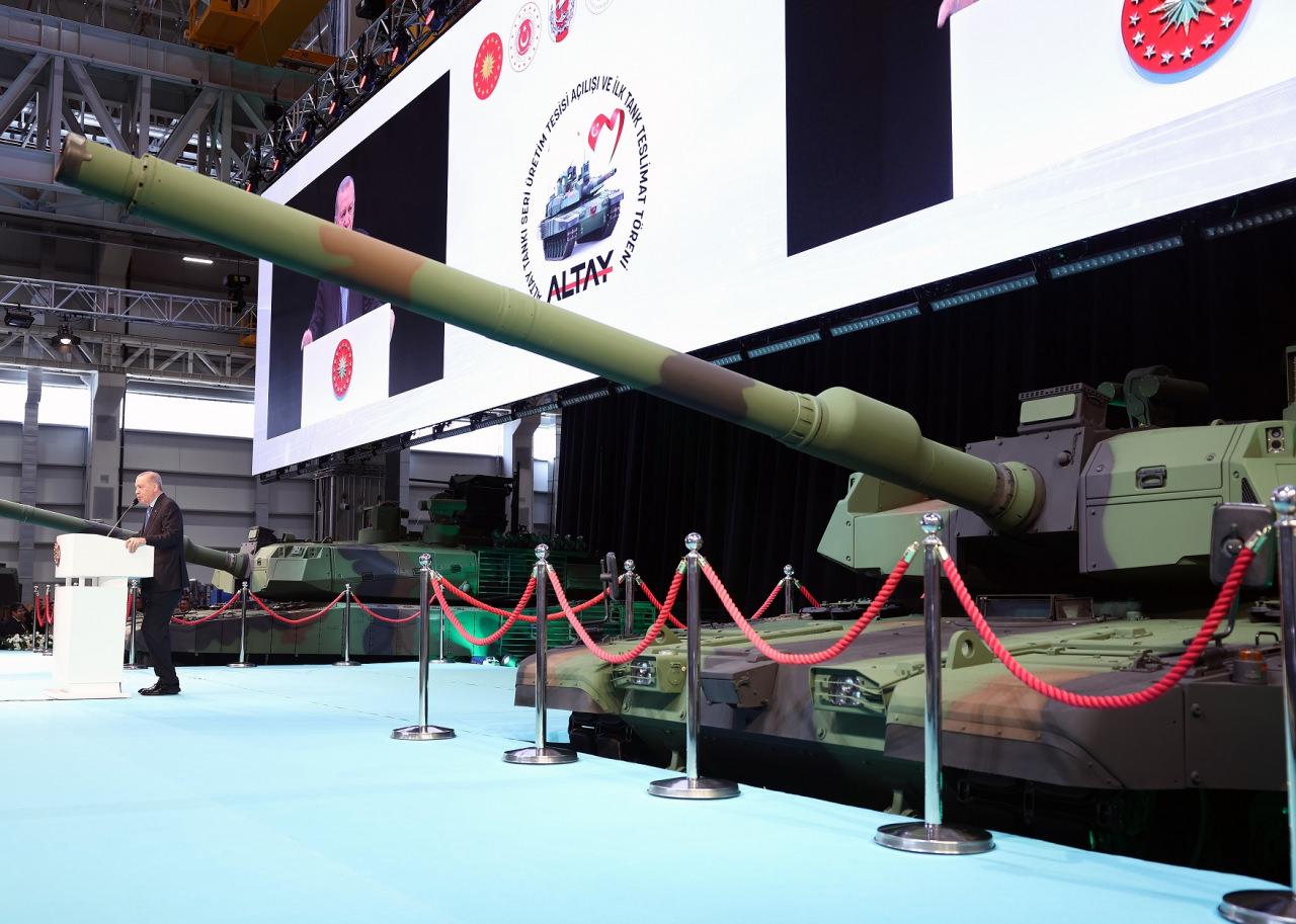 Cumhurbaşkanı Erdoğan, Altay Tankları töreninde konuştu! 'Her ay 8 adet üretilecek'
