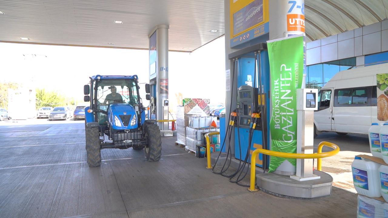 Gaziantep Büyükşehir'in mazot desteği başladı