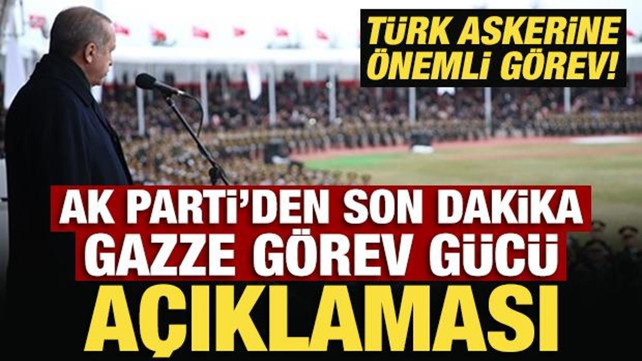 AK Parti’den son dakika Gazze Görev Gücü açıklaması!