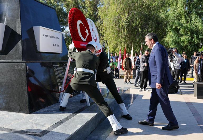 Cumhurbaşkanı Yardımcısı Yılmaz, KKTC'nin 42’nci yıl dönümü dolayısıyla düzenlenen törenlere katıldı