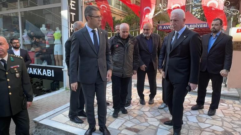 İstanbul Valisi Gül'den, şehit Pilot Hasan Bahar'ın yakınlarına başsağlığı ziyareti