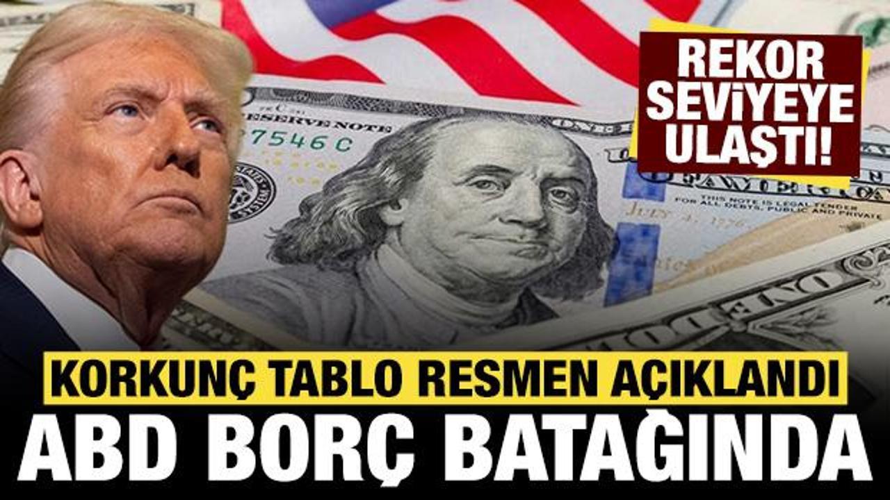 ABD’de korkunç tablo resmen açıklandı: Borç rekor seviyeye ulaştı!