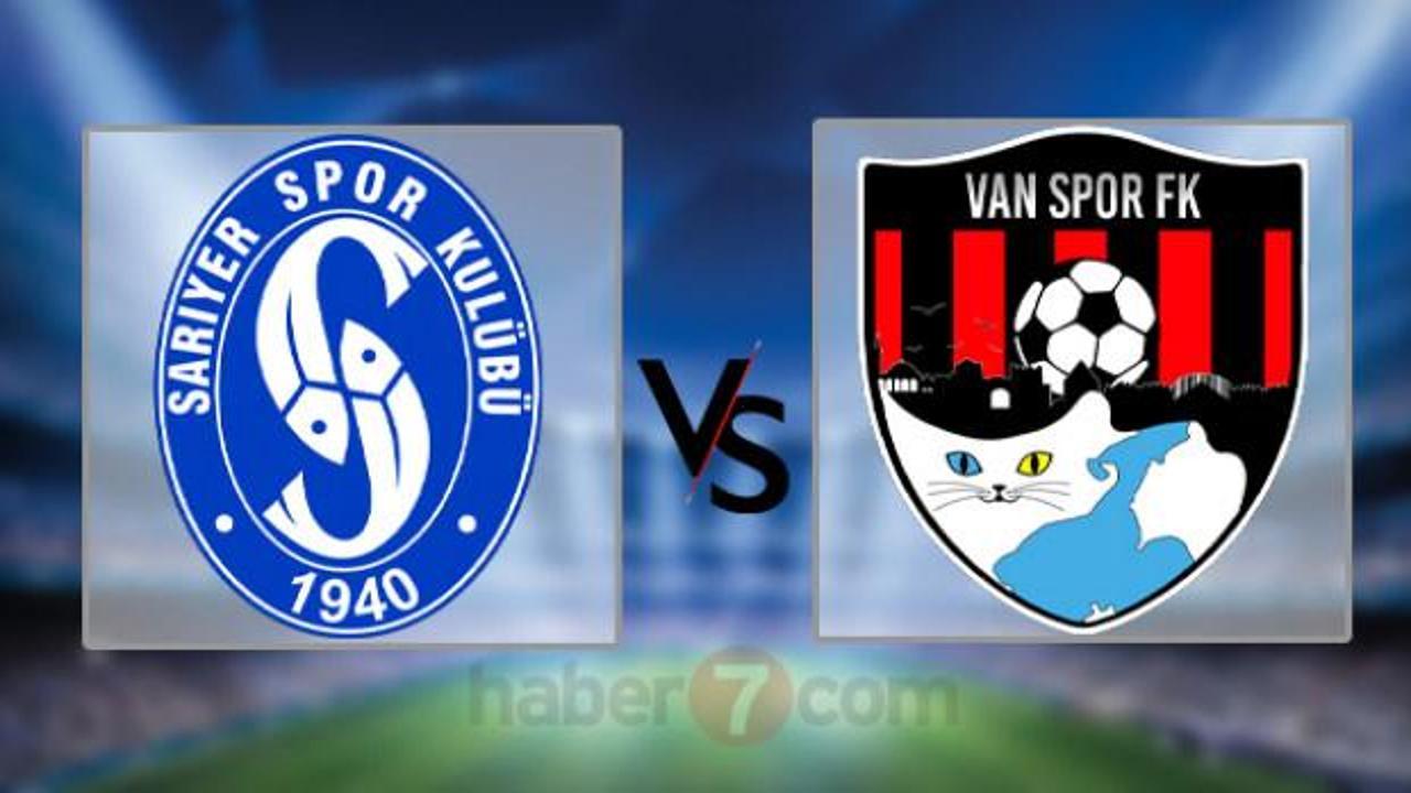 Sarıyer – Van Spor FK maçı hangi kanalda, saat kaçta?