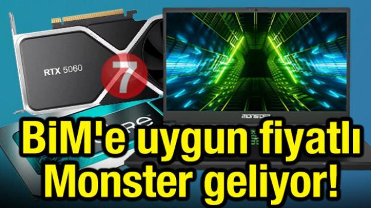 BİM uygun fiyatlı RTX 5060’lı Monster oyun bilgisayarı satacak! İşte satış tarihi