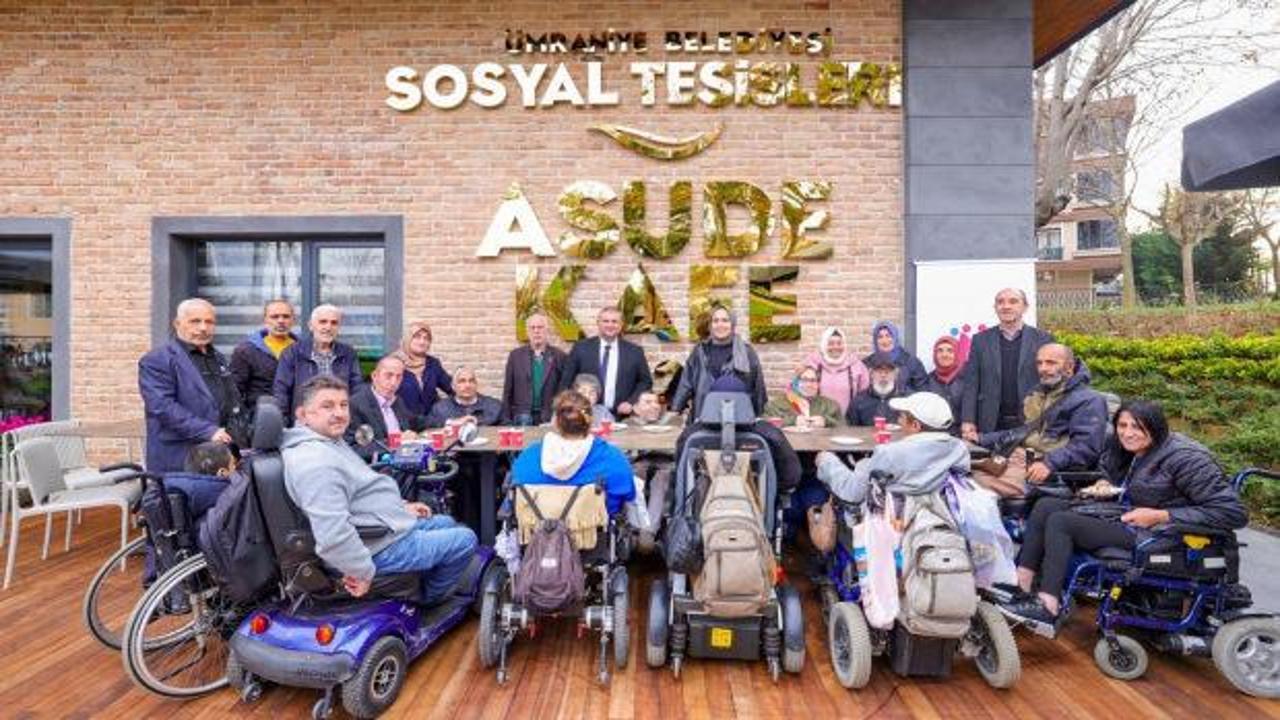 Ümraniye’de ‘Asude Engelsiz Yaşam Kafe’ hizmete açıldı