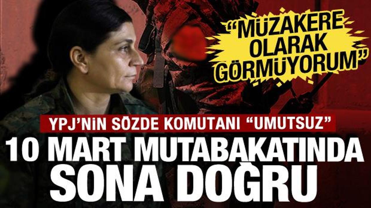 YPJ’nin sözde komutanından 10 Mart mutabakatı açıklaması: Müzakere olarak görmüyorum…