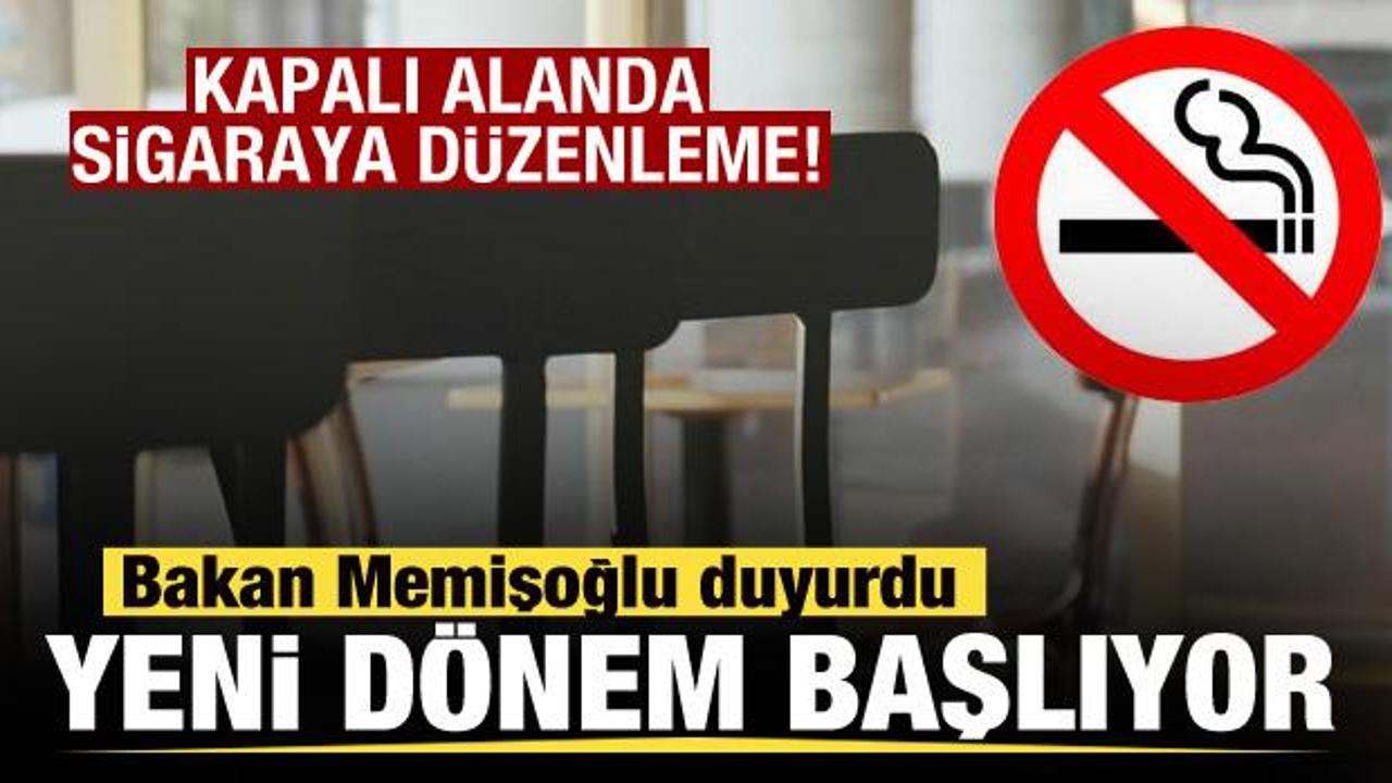 Kapalı alanda sigara ve şekere düzenleme! Bakan duyurdu: Yeni dönem başlıyor
