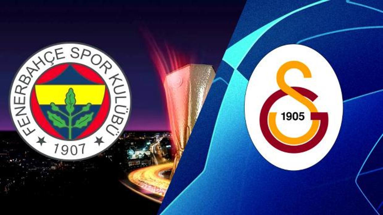 Fenerbahçe ve Galatasaray’ın Avrupa listeleri belli oldu