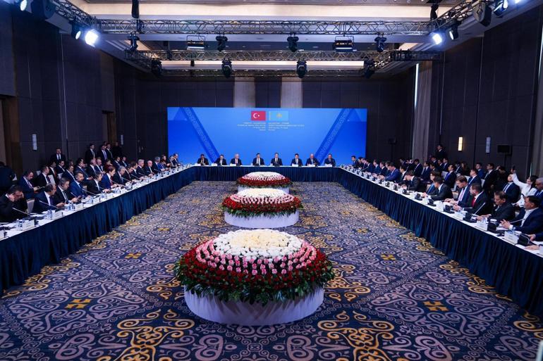 Cumhurbaşkanı Yardımcısı Yılmaz, Türkiye- Kazakistan Yuvarlak Masa Toplantısı'na katıldı