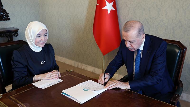 Cumhurbaşkanı Erdoğan, Darülaceze’ye kurban bağışı yaptı