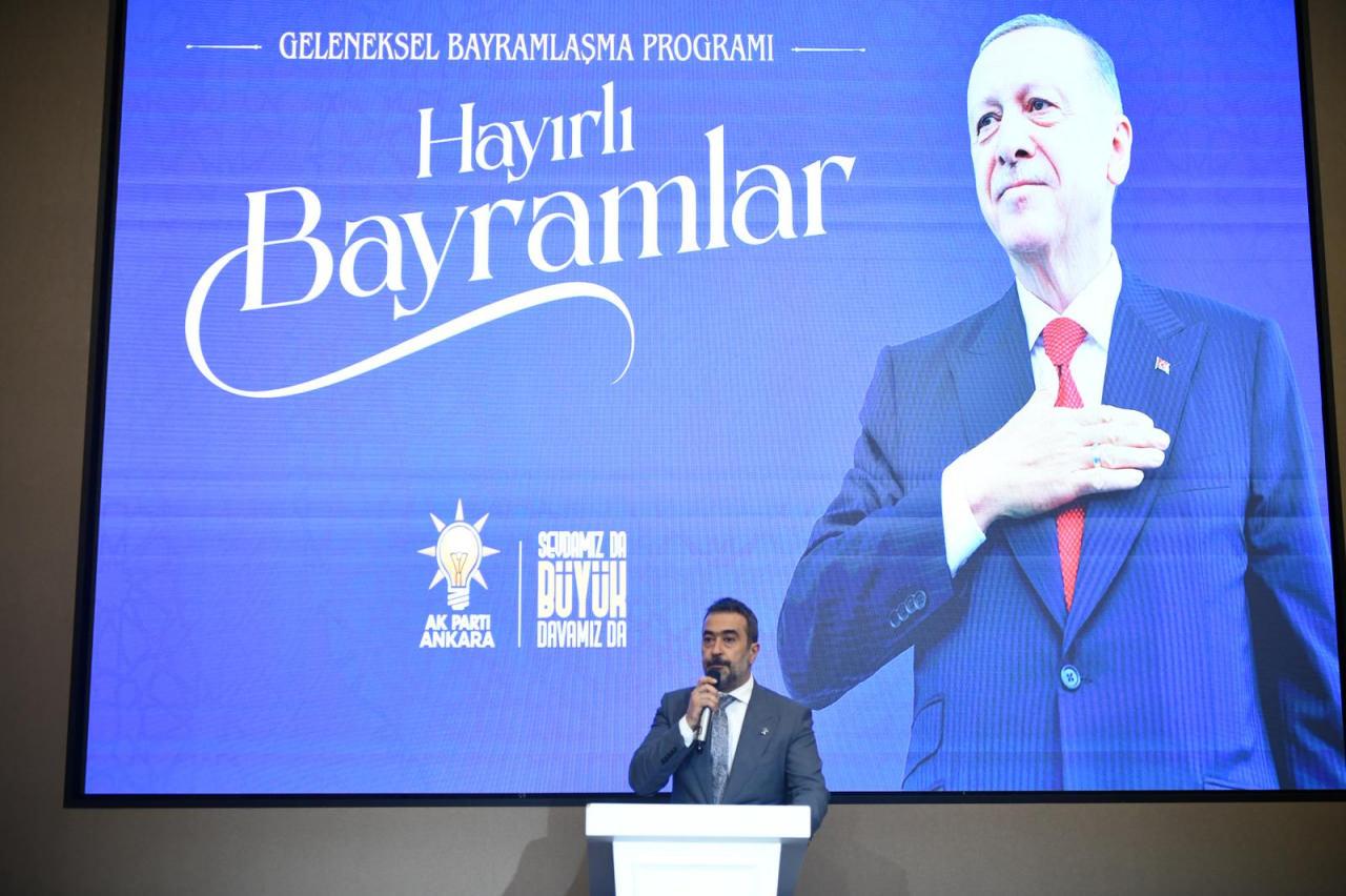 AK Parti Ankara İl Başkanlığında bayramlaşma programı