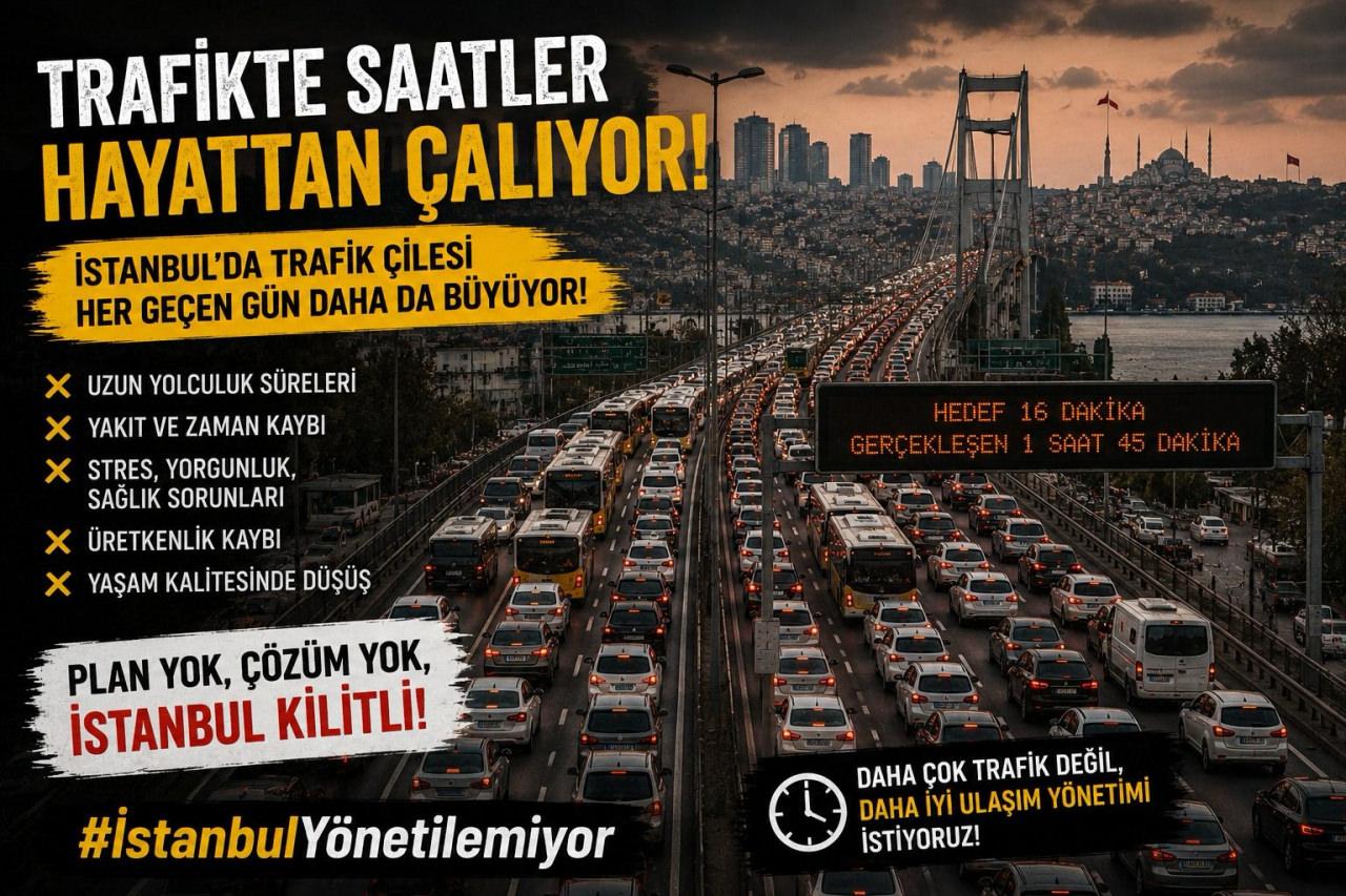AK Parti'den sosyal medyada gündeme oturan çalışma: “#İstanbulYönetilemiyor”
