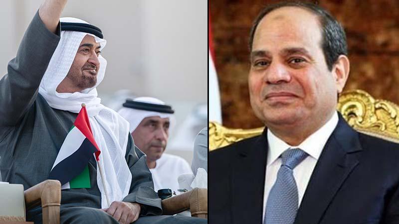 Mısır Cumhurbaşkanı Sisi ile BAE Devlet Başkanı Al Nahyan bir araya geldi