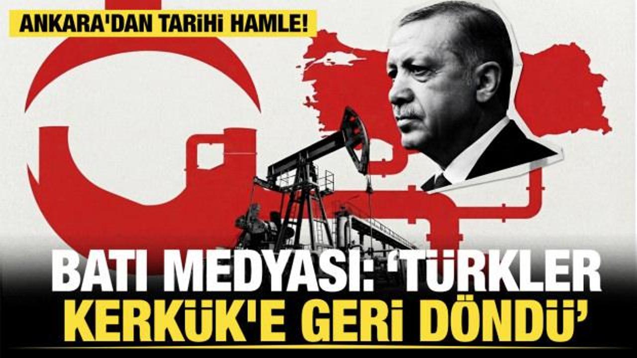 Ankara’dan tarihi hamle! Batı medyası: “Türkler Kerkük’e geri döndü”