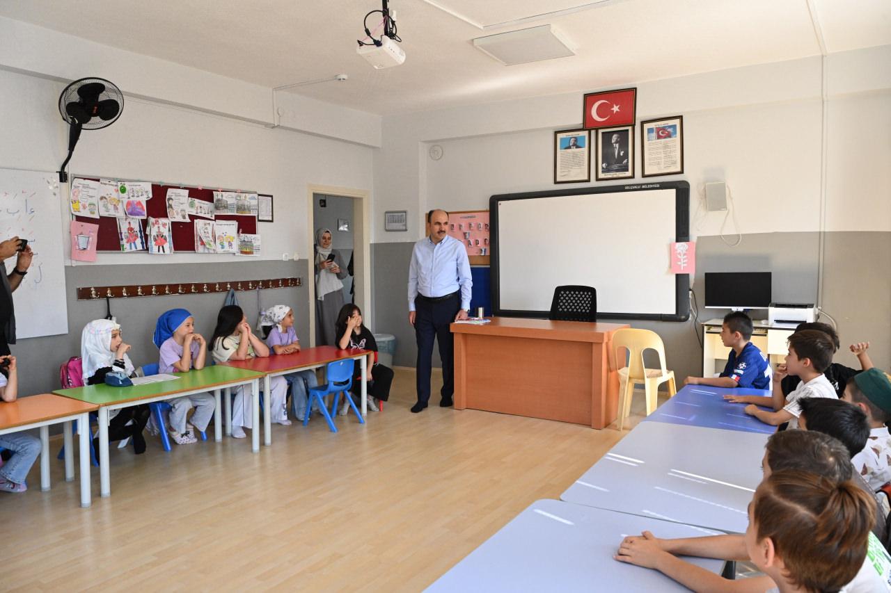 Başkan Altay, minik Kur’an talebeleriyle bir araya geldi!