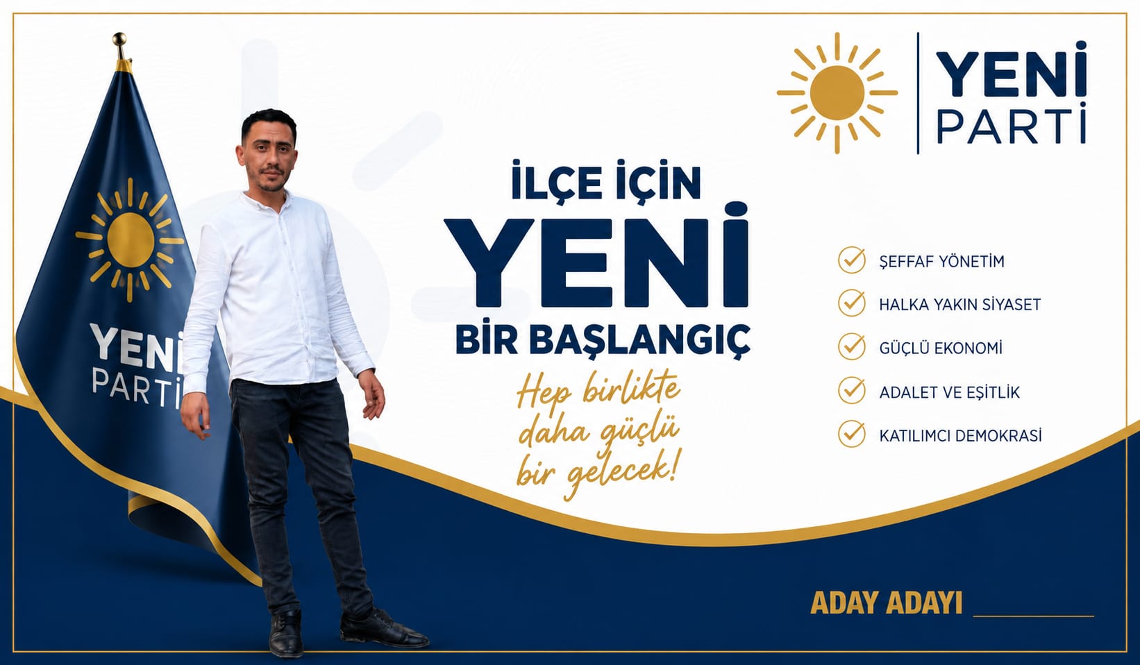 Kayseri Bünyan’da YENİ Parti İlçe Başkanlığı İçin Dikkat Çeken Aday: Ekrem Sarıkaya